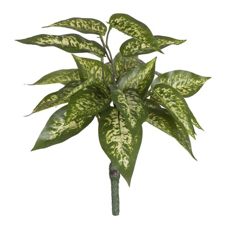 Dare2Decor 11 in. Green Dieffenbachia Bush DA3253684
